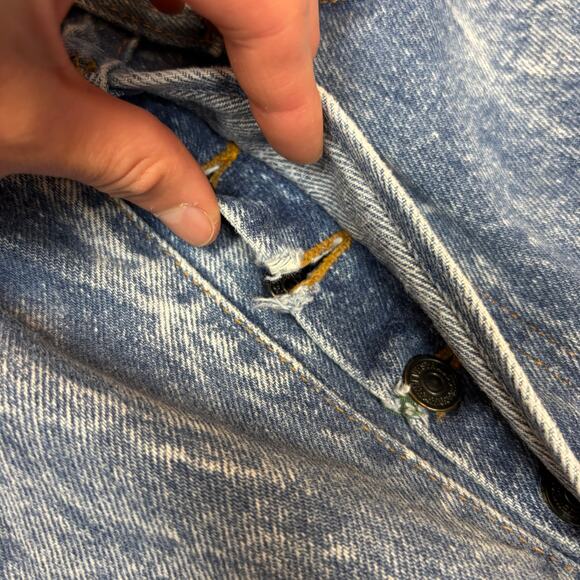 Vintage 80s Levi's 501 XX Straight Leg Jeans 31x32 (30x31) Made in USA Acid - Picture 13 of 14